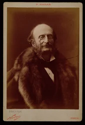 Jacques Offenbach (1819-80), deutscher Komponist, Porträtfotografie